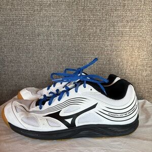 Mizuno Cyclone Speed 3 Volleyball Shoes Womens Sz 11 Sports Athletic White Black